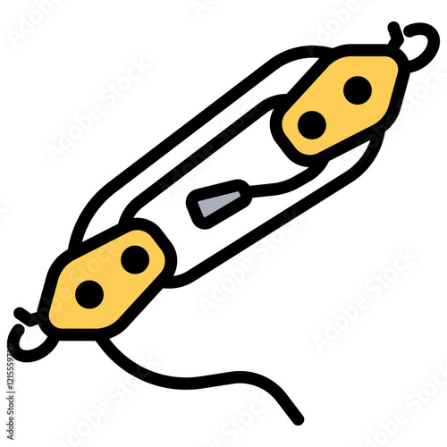 Boom Vang Outline Color Icon