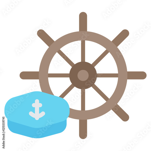 Skipper Flat Icon