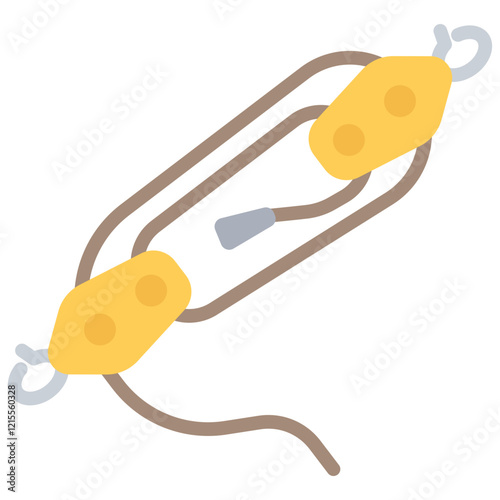 Boom Vang Flat Icon