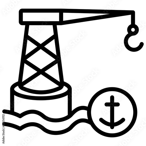 Port Outline Icon