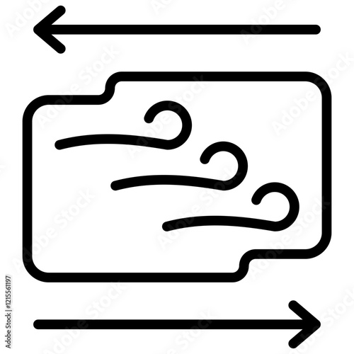 Windward Outline Icon