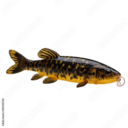 Wallpaper Mural Spotted trout fish isolated transparent background.Perch fresh water fish png isolated on transparent background. Pirarucu fish isolate white background png.A vibrant yellow and blue fish swims  Torontodigital.ca