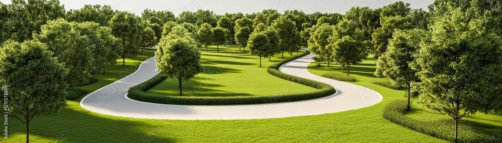 Urban parks with smart irrigation systems using collected rainwater