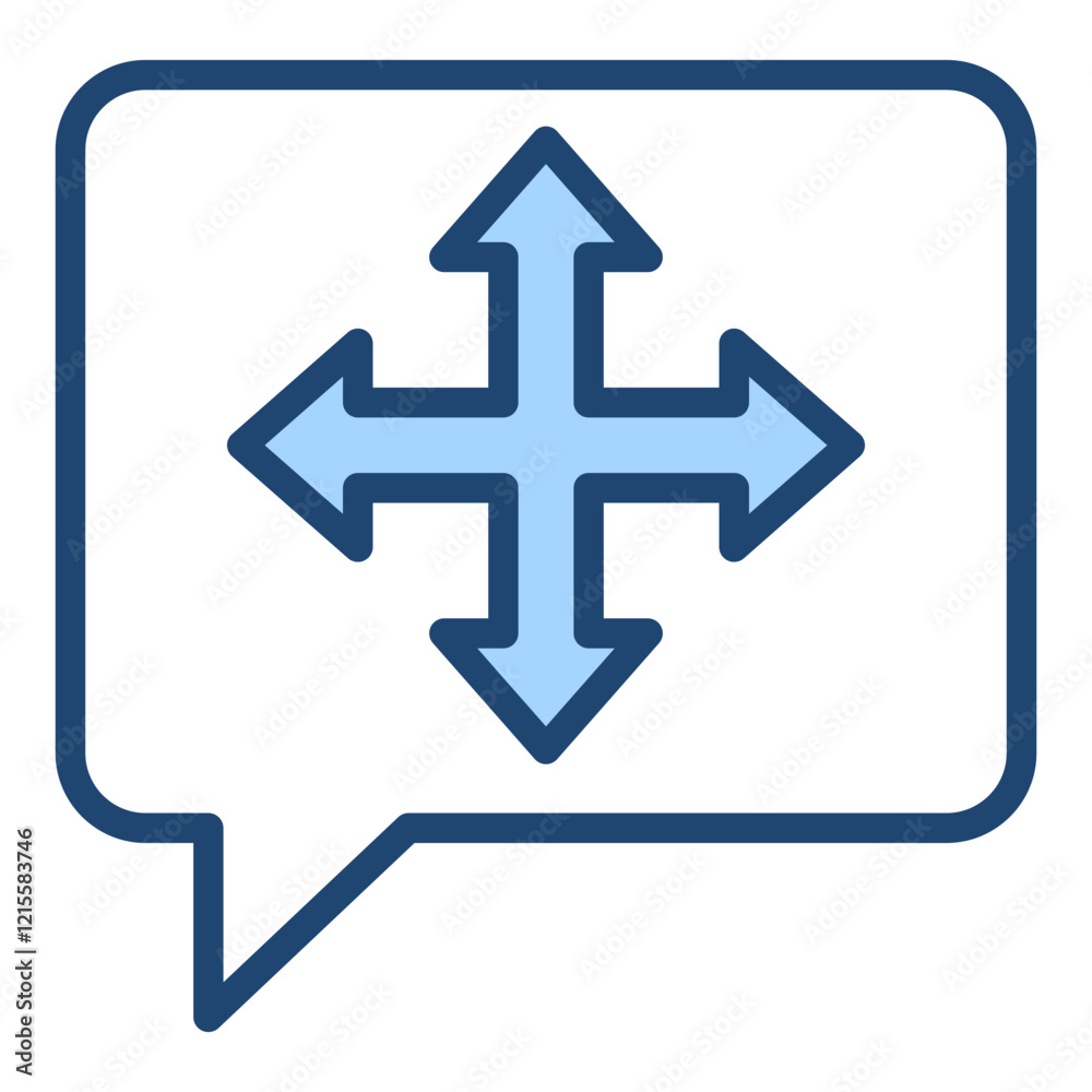 Guidance Blue Icon