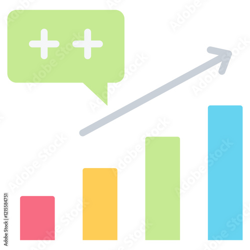 Positivere Inforcement Flat Icon