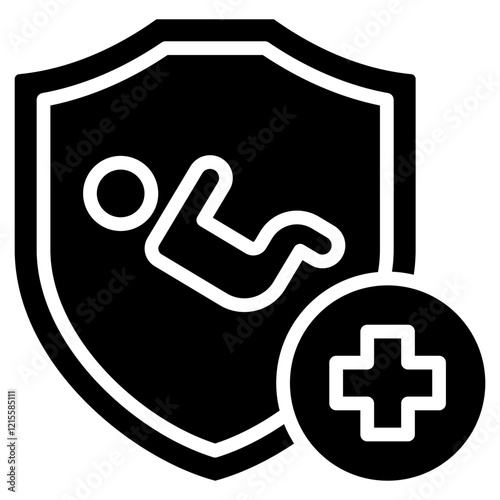 Childcare Glyph Icon