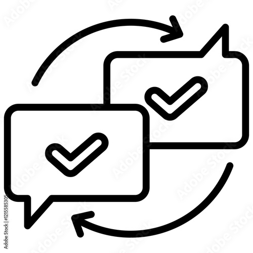 Communication Outline Icon