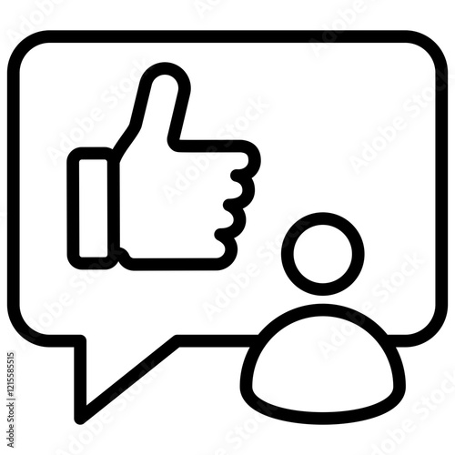 Praise Outline Icon