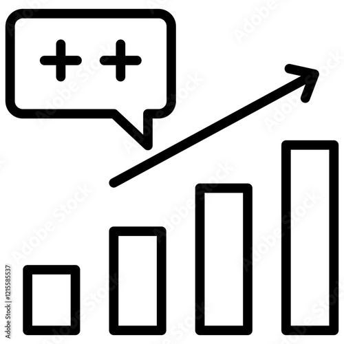 Positivere Inforcement Outline Icon