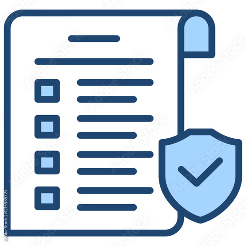 Terms Blue Icon
