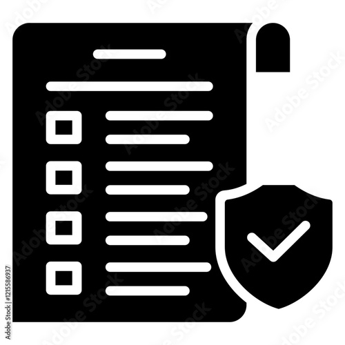 Terms Glyph Icon