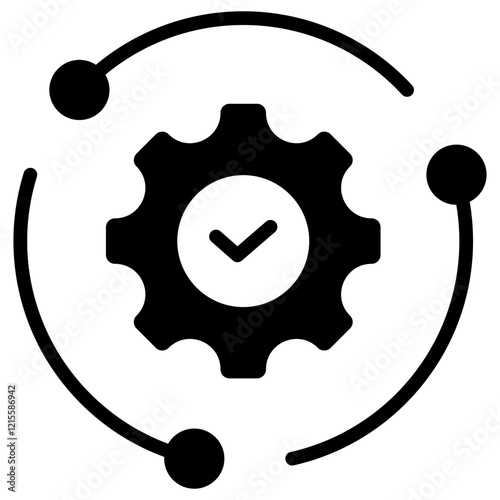 Integration Glyph Icon