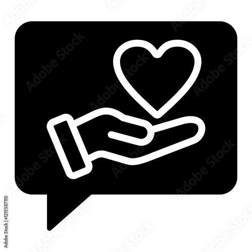 Respect Glyph Icon