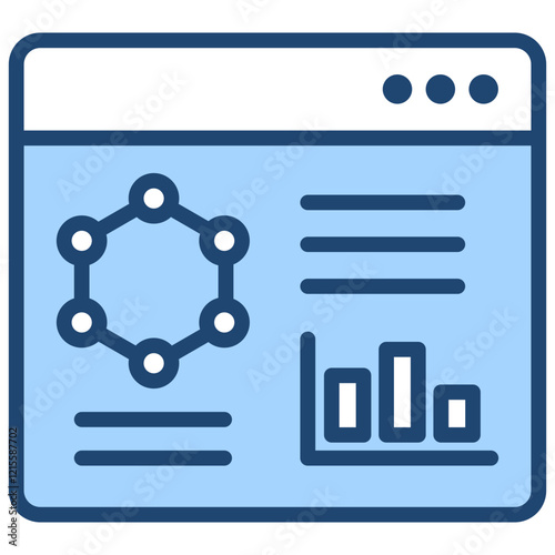 Bioinformatic Blue Icon