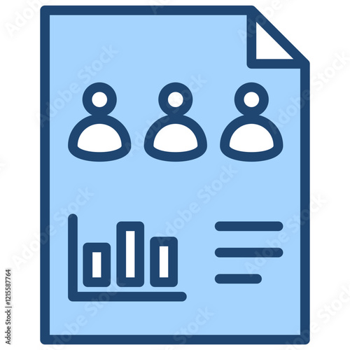 Patient Stratification Blue Icon