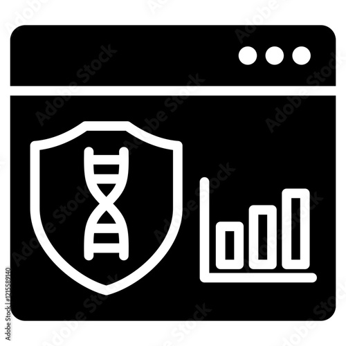 Gene Expression Glyph Icon