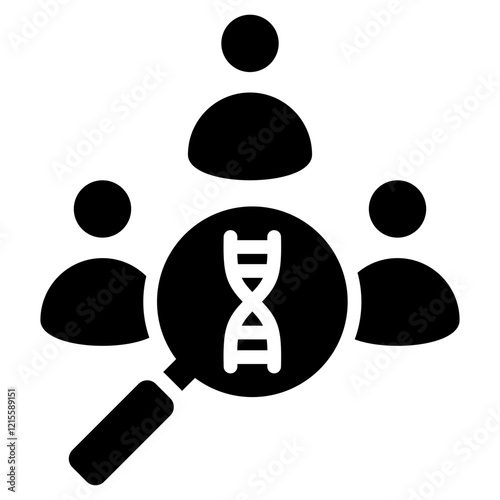 Genetic Predisposition Glyph Icon