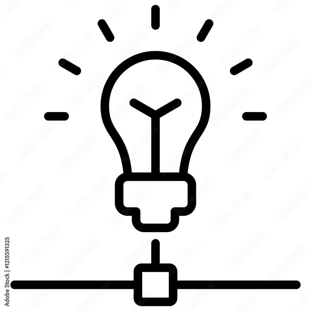 Knowledge Sharing Outline Icon Knowledge Sharing Outline Icon