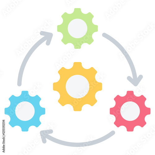 Integration Flat Icon