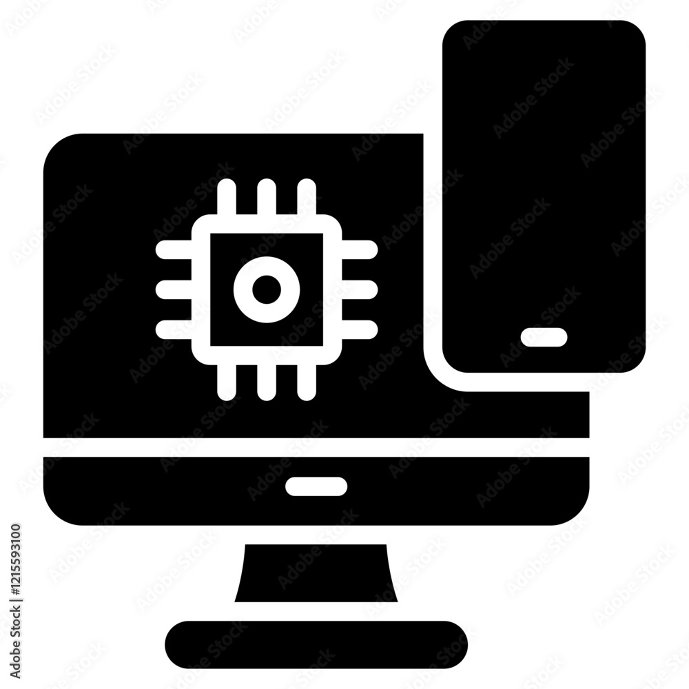 Fototapeta premium Smart Devices Glyph Icon