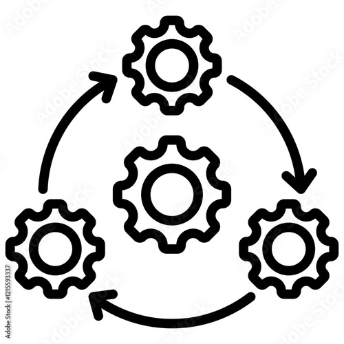 Integration Outline Icon