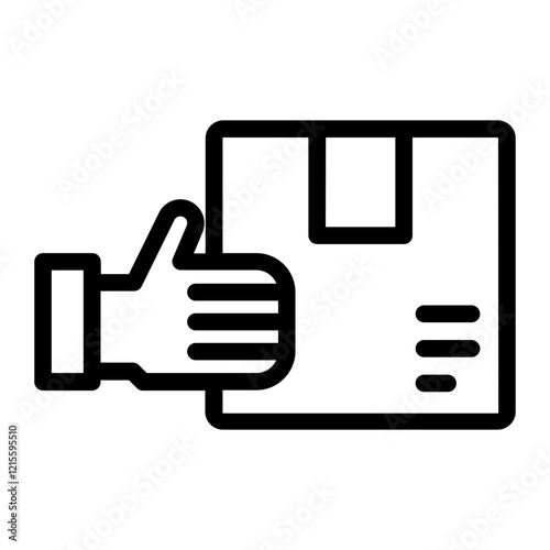 receive Line Icon