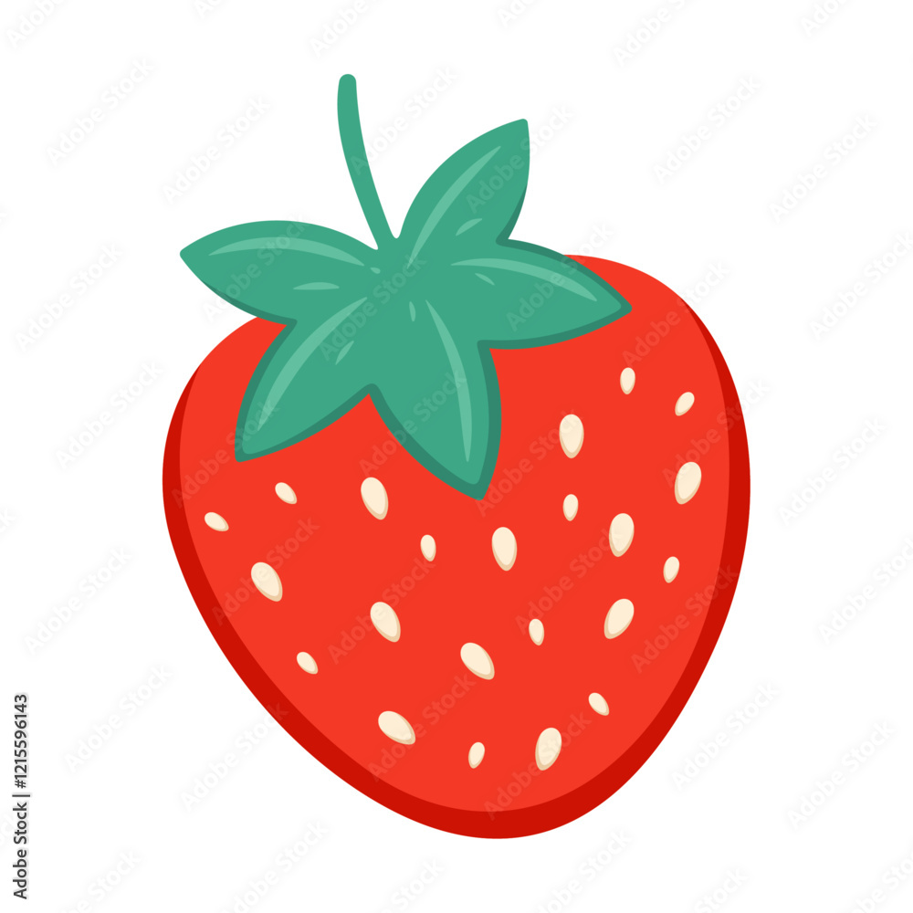 Obraz premium strawberry isolated on white