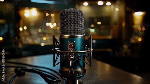 Professional Studio Condenser Microphone: High-Quality Audio Recording Equipment photo