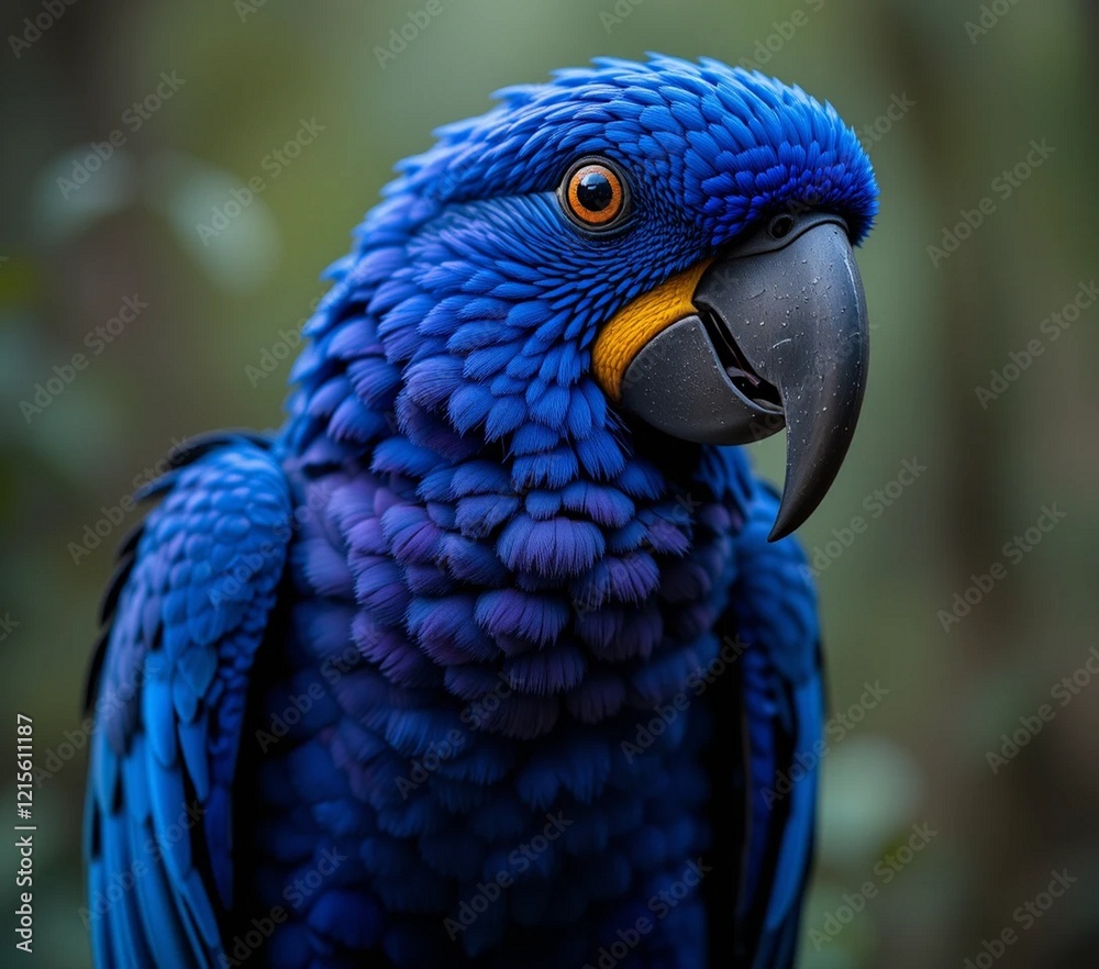 Fototapeta premium blue and yellow macaw