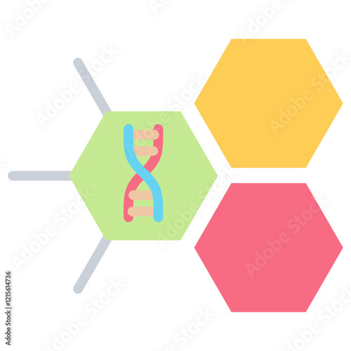 Nucleotide Flat Icon