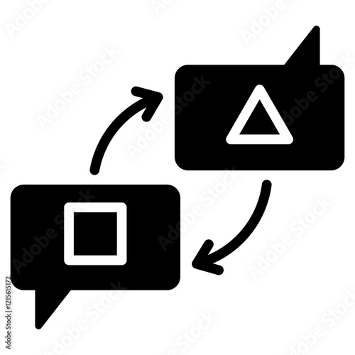 Translation Glyph Icon