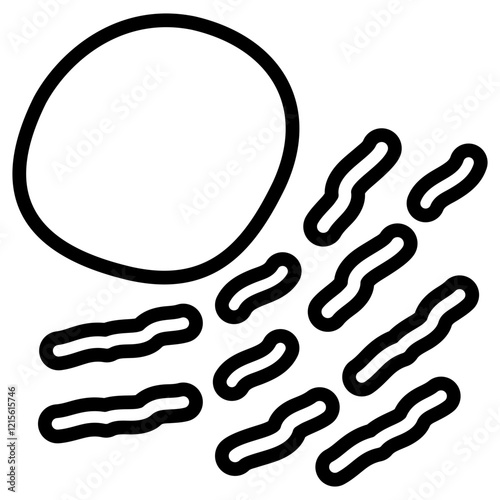 Endoplasmic Reticulum Outline Icon