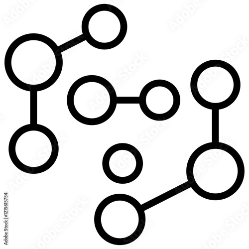 Peptide Bond Outline Icon
