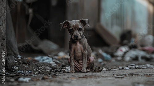 A Lonely Puppy in the Urban Jungle