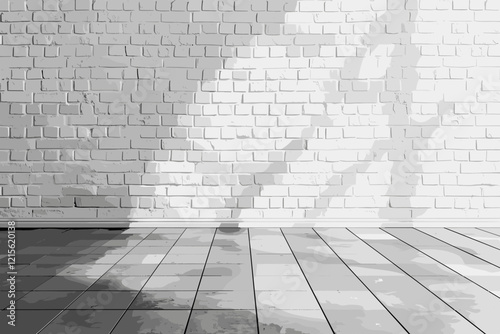 Sleek and Modern White Brick Wall Texture for Stunning Visual Backgrounds