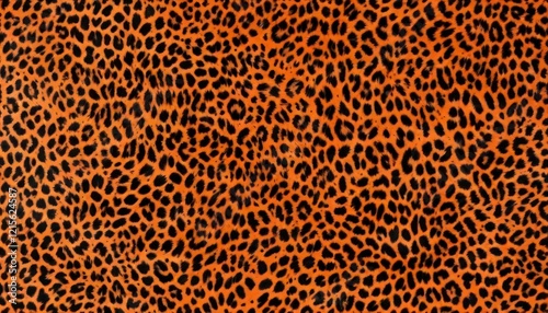 Leopard print texture repeating seamless in orange and black background,  leopard,  black, orange