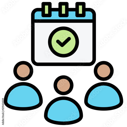 Attendee Outline Color Icon