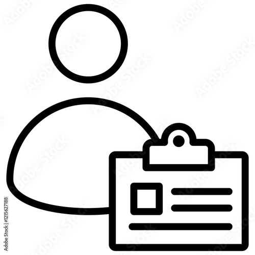 Visitor Outline Icon