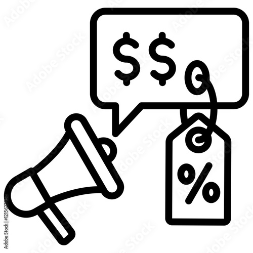 Promotion Outline Icon