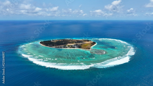 Lady Elliot Island Drone Great Barrier Reef Australia