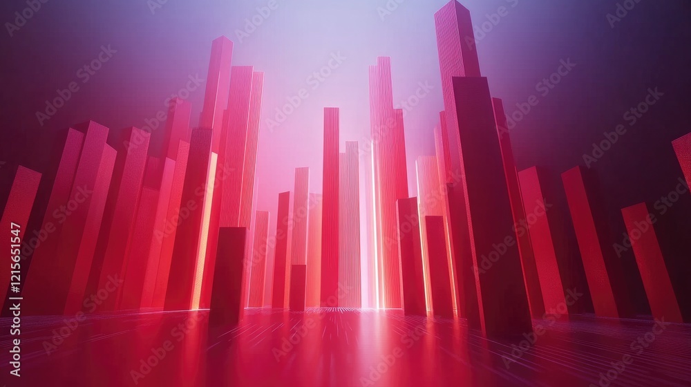 A creative composition of animated financial bar charts rising dynamically against a sleek digital background, symbolizing economic growth and investment opportunities in a visually striking way. A creative composition of animated financial bar charts rising dynamically against a sleek digital background, symbolizing economic growth and investment opportunities in a visually striking way.