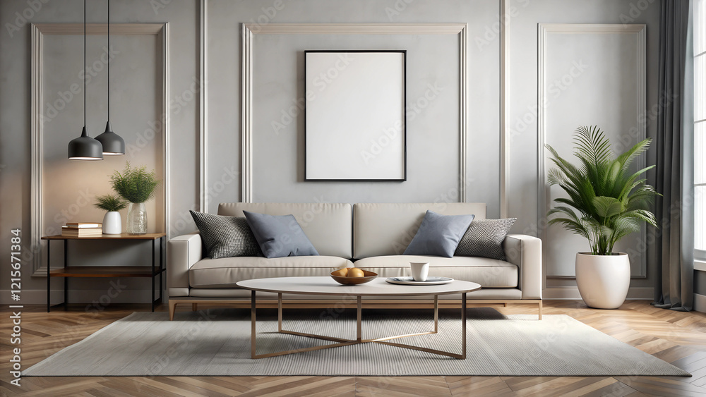Frame mockup,Living room wall poster mockup Frame mockup,Living room wall poster mockup