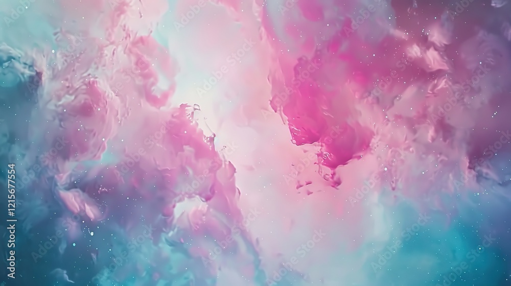 Fototapeta premium Pink_CosmosColorful_Abstract_background_dreamy_
