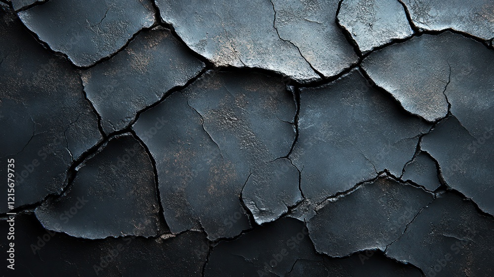 Cracked dark texture, abstract background, design element Cracked dark texture, abstract background, design element