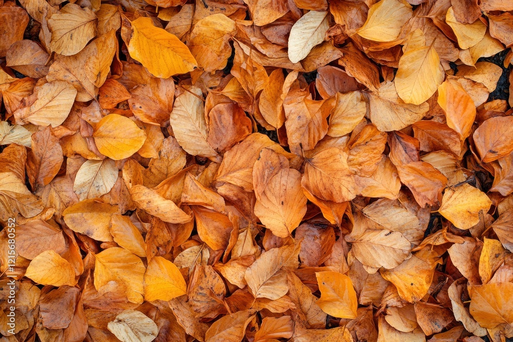 Autumn Leaves Background Golden Brown Fall Foliage Texture Autumn Leaves Background Golden Brown Fall Foliage Texture