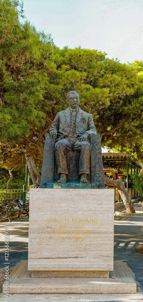 Obraz premium Statue of Joseph Howard in Vallatta Malta