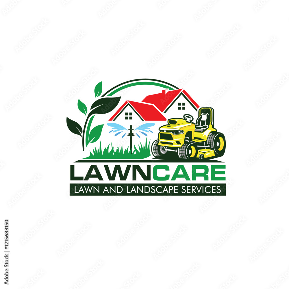 Fototapeta premium Illustration vector graphic of lawn mower logo