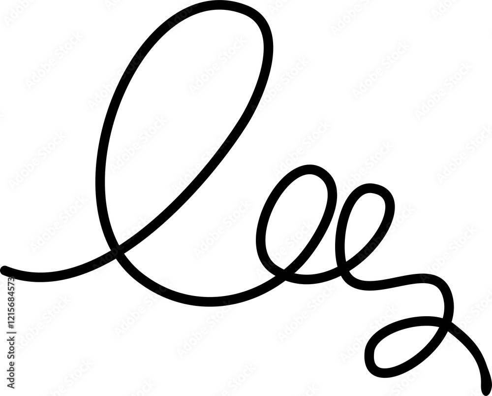 Set of spiral line doodle style. Design elements Set of spiral line doodle style. Design elements