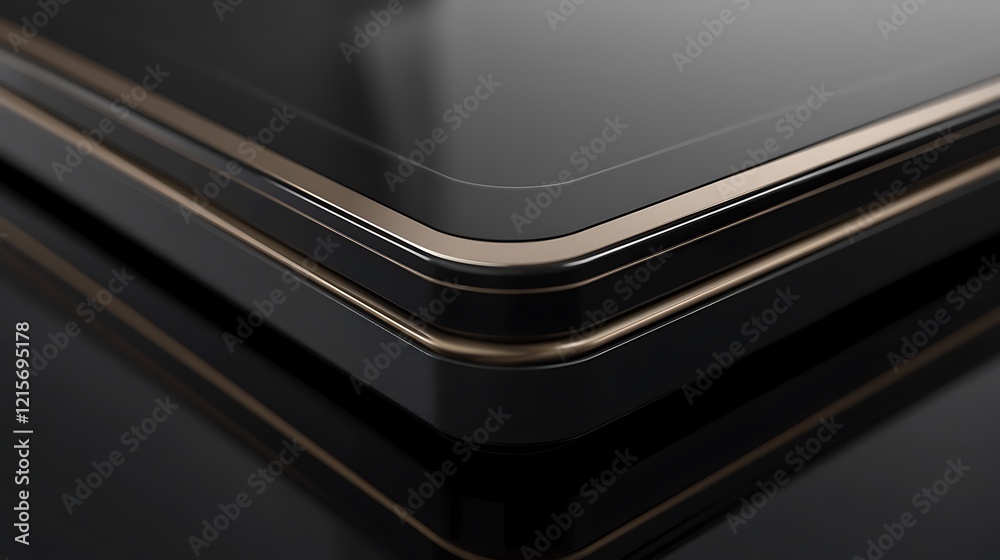 Abstract Black and Gold Geometric Design Abstract Black and Gold Geometric Design