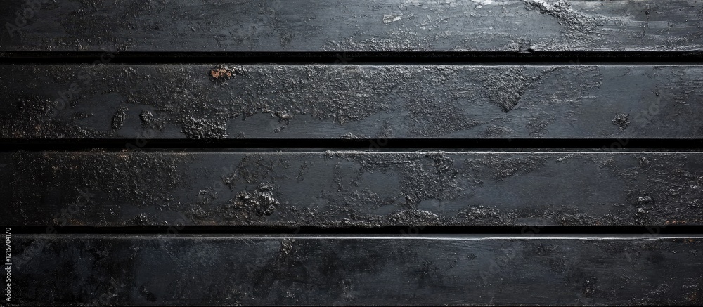 Fototapeta premium Dark textured wooden planks background with grunge elements and Copy Space for text placement